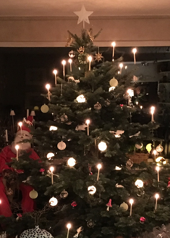 Tannenbaum mit Kerzen