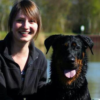 Rifka Behrens mit ihrem Hiver de Lusan.